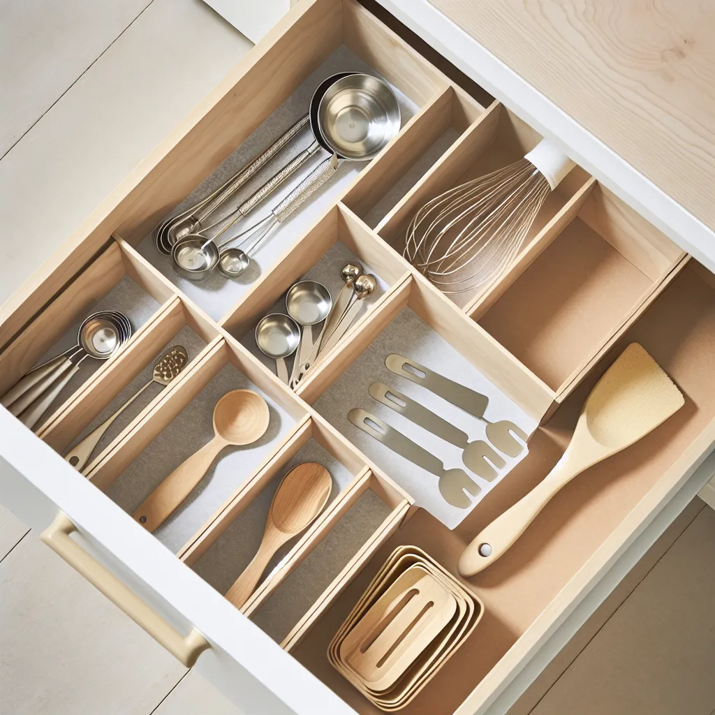 Baking drawer organization